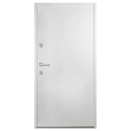Haustür Aluminium Weiß 100x200 cm
