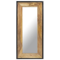 vidaXL Spiegel 110x50 cm Mango Massivholz 