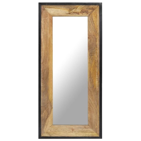 vidaXL Spiegel 110x50 cm Mango Massivholz 