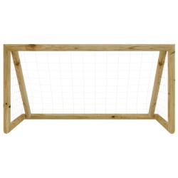 vidaXL Fußballtor mit Netz 160x80x100 cm Kiefernholz Imprägniert