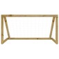 vidaXL Fußballtor mit Netz 160x80x100 cm Kiefernholz Imprägniert vidaXL Fußballtor mit Netz 160x80x100 cm Kiefernholz Imprägniert