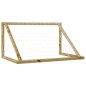 vidaXL Fußballtor mit Netz 160x80x100 cm Kiefernholz Imprägniert vidaXL Fußballtor mit Netz 160x80x100 cm Kiefernholz Imprägniert