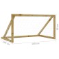 vidaXL Fußballtor mit Netz 160x80x100 cm Kiefernholz Imprägniert vidaXL Fußballtor mit Netz 160x80x100 cm Kiefernholz Imprägniert