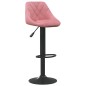 vidaXL Barhocker 2 Stk. Rosa Samt vidaXL Barhocker 2 Stk. Rosa Samt