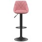 vidaXL Barhocker 2 Stk. Rosa Samt vidaXL Barhocker 2 Stk. Rosa Samt