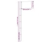 vidaXL Flagge Dänemarks mit Mast 5,55 m Aluminium vidaXL Flagge Dänemarks mit Mast 5,55 m Aluminium