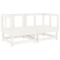 vidaXL 7-tlg. Garten-Lounge-Set Weiß Massivholz Kiefer vidaXL 7-tlg. Garten-Lounge-Set Weiß Massivholz Kiefer