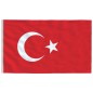 vidaXL Flagge der Türkei mit Mast 6,23 m Aluminium vidaXL Flagge der Türkei mit Mast 6,23 m Aluminium