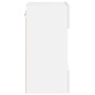 vidaXL TV-Wandschränke mit LED-Leuchten 2 Stk. Weiß 40x30x60,5 cm vidaXL TV-Wandschränke mit LED-Leuchten 2 Stk. Weiß 40x30x60,5 cm