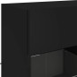 vidaXL TV-Wandschrank mit LED-Leuchten Schwarz 78,5x30x60,5 cm vidaXL TV-Wandschrank mit LED-Leuchten Schwarz 78,5x30x60,5 cm