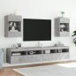 vidaXL TV-Wandschränke mit LED-Leuchten 2 Stk. Betongrau 40x30x60,5 cm vidaXL TV-Wandschränke mit LED-Leuchten 2 Stk. Betongrau 40x30x60,5 cm