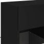 vidaXL TV-Wandschrank mit LED-Leuchten Schwarz 58,5x30x60,5 cm vidaXL TV-Wandschrank mit LED-Leuchten Schwarz 58,5x30x60,5 cm
