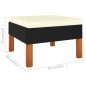 vidaXL 9-tlg. Garten-Lounge-Set mit Kissen Poly Rattan Schwarz vidaXL 9-tlg. Garten-Lounge-Set mit Kissen Poly Rattan Schwarz
