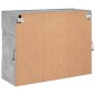 vidaXL TV-Wandschrank mit LED-Leuchten Betongrau 78,5x30x60,5 cm vidaXL TV-Wandschrank mit LED-Leuchten Betongrau 78,5x30x60,5 cm