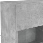vidaXL TV-Wandschrank mit LED-Leuchten Betongrau 78,5x30x60,5 cm vidaXL TV-Wandschrank mit LED-Leuchten Betongrau 78,5x30x60,5 cm
