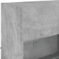 vidaXL TV-Wandschrank mit LED-Leuchten Betongrau 98,5x30x60,5 cm vidaXL TV-Wandschrank mit LED-Leuchten Betongrau 98,5x30x60,5 cm