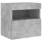 vidaXL TV-Wandschrank mit LED-Leuchten Betongrau 40x30x40 cm vidaXL TV-Wandschrank mit LED-Leuchten Betongrau 40x30x40 cm
