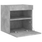 vidaXL TV-Wandschrank mit LED-Leuchten Betongrau 40x30x40 cm vidaXL TV-Wandschrank mit LED-Leuchten Betongrau 40x30x40 cm