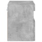 vidaXL TV-Wandschrank mit LED-Leuchten Betongrau 40x30x40 cm vidaXL TV-Wandschrank mit LED-Leuchten Betongrau 40x30x40 cm