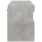 vidaXL TV-Wandschrank mit LED-Leuchten Betongrau 60x30x40 cm vidaXL TV-Wandschrank mit LED-Leuchten Betongrau 60x30x40 cm