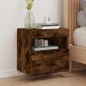 vidaXL TV-Wandschrank mit LED-Leuchten Räuchereiche 40x30x40 cm vidaXL TV-Wandschrank mit LED-Leuchten Räuchereiche 40x30x40 cm