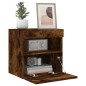 vidaXL TV-Wandschrank mit LED-Leuchten Räuchereiche 40x30x40 cm vidaXL TV-Wandschrank mit LED-Leuchten Räuchereiche 40x30x40 cm
