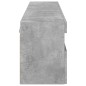 vidaXL TV-Wandschränke mit LED-Leuchten 2 Stk. Betongrau 80x30x40 cm vidaXL TV-Wandschränke mit LED-Leuchten 2 Stk. Betongrau 80x30x40 cm