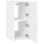 vidaXL TV-Wandschränke mit LED-Leuchten 2 Stk. Weiß 30,5x35x70 cm vidaXL TV-Wandschränke mit LED-Leuchten 2 Stk. Weiß 30,5x35x70 cm