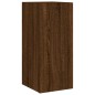 vidaXL TV-Wandschrank mit LED-Leuchten Braun Eichen-Optik 30,5x35x70cm vidaXL TV-Wandschrank mit LED-Leuchten Braun Eichen-Optik 30,5x35x70cm