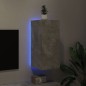 vidaXL TV-Wandschrank mit LED-Leuchten Betongrau 30,5x35x70 cm vidaXL TV-Wandschrank mit LED-Leuchten Betongrau 30,5x35x70 cm