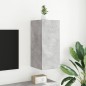 vidaXL TV-Wandschrank mit LED-Leuchten Betongrau 30,5x35x70 cm vidaXL TV-Wandschrank mit LED-Leuchten Betongrau 30,5x35x70 cm