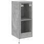 vidaXL TV-Wandschrank mit LED-Leuchten Betongrau 30,5x35x70 cm vidaXL TV-Wandschrank mit LED-Leuchten Betongrau 30,5x35x70 cm