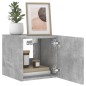 vidaXL TV-Wandschränke mit LED-Leuchten 2 Stk. Betongrau 30,5x35x30 cm vidaXL TV-Wandschränke mit LED-Leuchten 2 Stk. Betongrau 30,5x35x30 cm
