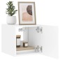 vidaXL TV-Wandschränke mit LED-Leuchten 2 Stk. Weiß 30,5x35x30 cm vidaXL TV-Wandschränke mit LED-Leuchten 2 Stk. Weiß 30,5x35x30 cm