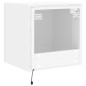 vidaXL TV-Wandschrank mit LED-Leuchten Weiß 40,5x35x40 cm vidaXL TV-Wandschrank mit LED-Leuchten Weiß 40,5x35x40 cm