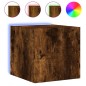vidaXL TV-Wandschränke mit LED-Leuchten 2 Stk. Räuchereiche vidaXL TV-Wandschränke mit LED-Leuchten 2 Stk. Räuchereiche