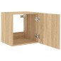 vidaXL TV-Wandschrank mit LED-Leuchten Sonoma-Eiche 40,5x35x40 cm vidaXL TV-Wandschrank mit LED-Leuchten Sonoma-Eiche 40,5x35x40 cm