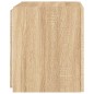 vidaXL TV-Wandschrank mit LED-Leuchten Sonoma-Eiche 40,5x35x40 cm vidaXL TV-Wandschrank mit LED-Leuchten Sonoma-Eiche 40,5x35x40 cm