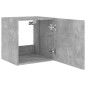 vidaXL TV-Wandschrank mit LED-Leuchten Betongrau 40,5x35x40 cm vidaXL TV-Wandschrank mit LED-Leuchten Betongrau 40,5x35x40 cm