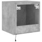 vidaXL TV-Wandschrank mit LED-Leuchten Betongrau 40,5x35x40 cm vidaXL TV-Wandschrank mit LED-Leuchten Betongrau 40,5x35x40 cm