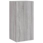 vidaXL TV-Wandschrank mit LED-Leuchten Grau Sonoma 40,5x35x80 cm vidaXL TV-Wandschrank mit LED-Leuchten Grau Sonoma 40,5x35x80 cm