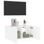 vidaXL TV-Wandschrank mit LED-Leuchten Weiß 60x35x31 cm vidaXL TV-Wandschrank mit LED-Leuchten Weiß 60x35x31 cm