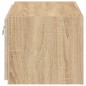 vidaXL TV-Wandschrank mit LED-Leuchten Sonoma-Eiche 60x35x31 cm vidaXL TV-Wandschrank mit LED-Leuchten Sonoma-Eiche 60x35x31 cm