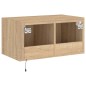 vidaXL TV-Wandschrank mit LED-Leuchten Sonoma-Eiche 60x35x31 cm vidaXL TV-Wandschrank mit LED-Leuchten Sonoma-Eiche 60x35x31 cm