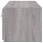 vidaXL TV-Wandschränke mit LED-Leuchten 2 Stk. Grau Sonoma 60x35x31 cm vidaXL TV-Wandschränke mit LED-Leuchten 2 Stk. Grau Sonoma 60x35x31 cm