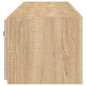 vidaXL TV-Wandschränke mit LED-Leuchten 2 Stk. Sonoma-Eiche 80x35x31cm vidaXL TV-Wandschränke mit LED-Leuchten 2 Stk. Sonoma-Eiche 80x35x31cm