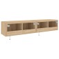 vidaXL TV-Wandschränke mit LED-Leuchten 2 Stk. Sonoma-Eiche 80x35x31cm vidaXL TV-Wandschränke mit LED-Leuchten 2 Stk. Sonoma-Eiche 80x35x31cm