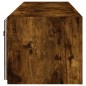 vidaXL TV-Wandschränke mit LED-Leuchten 2 Stk. Räuchereiche 80x35x31cm vidaXL TV-Wandschränke mit LED-Leuchten 2 Stk. Räuchereiche 80x35x31cm