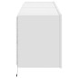 vidaXL TV-Wandschränke mit LED-Leuchten 2 Stk. Weiß 60x35x41 cm vidaXL TV-Wandschränke mit LED-Leuchten 2 Stk. Weiß 60x35x41 cm