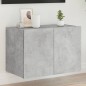 vidaXL TV-Wandschrank mit LED-Leuchten Betongrau 60x35x41 cm vidaXL TV-Wandschrank mit LED-Leuchten Betongrau 60x35x41 cm